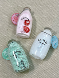 Milk bottle squishy – handmade water-feel mini bottle