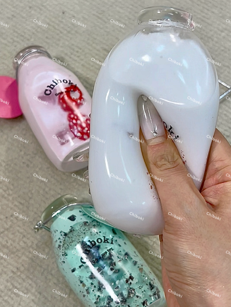 Milk bottle squishy collection
