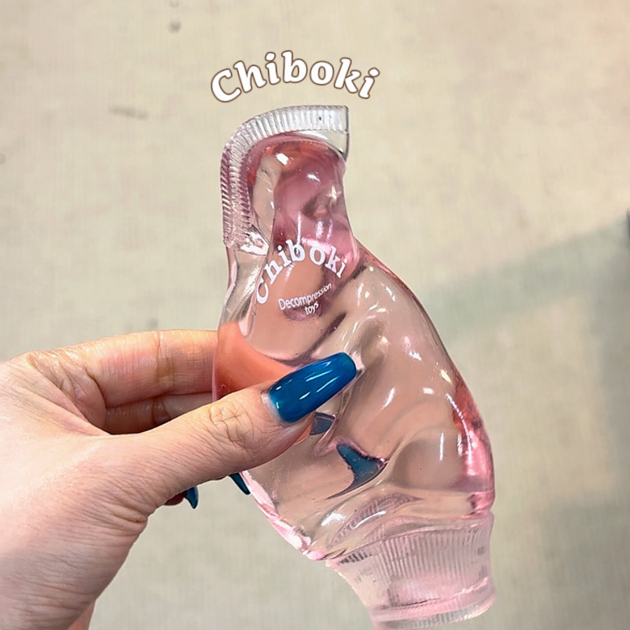 Jam toothpaste squishy in hand