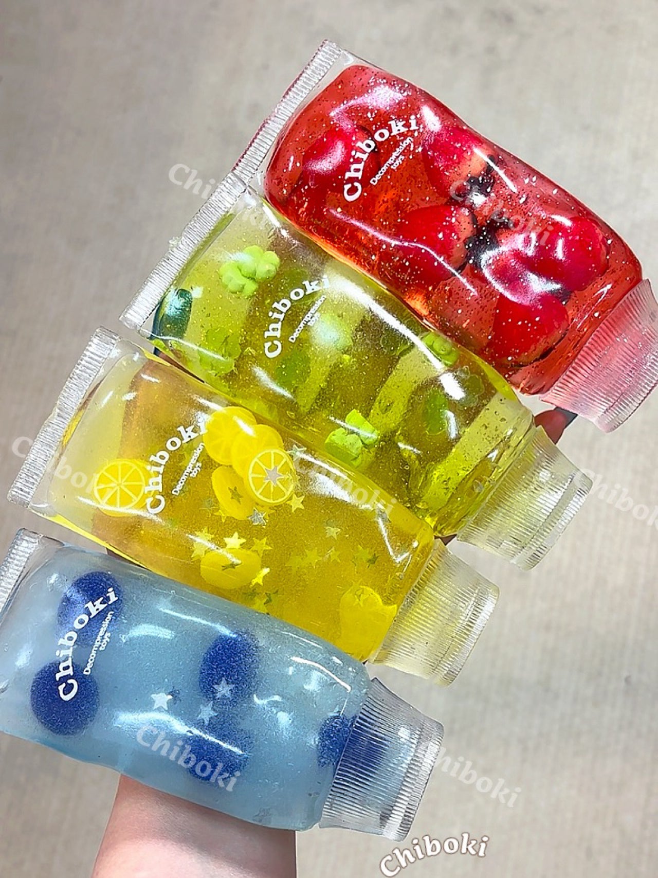 Tube of jam squishy – handmade thin-skin moldable tube