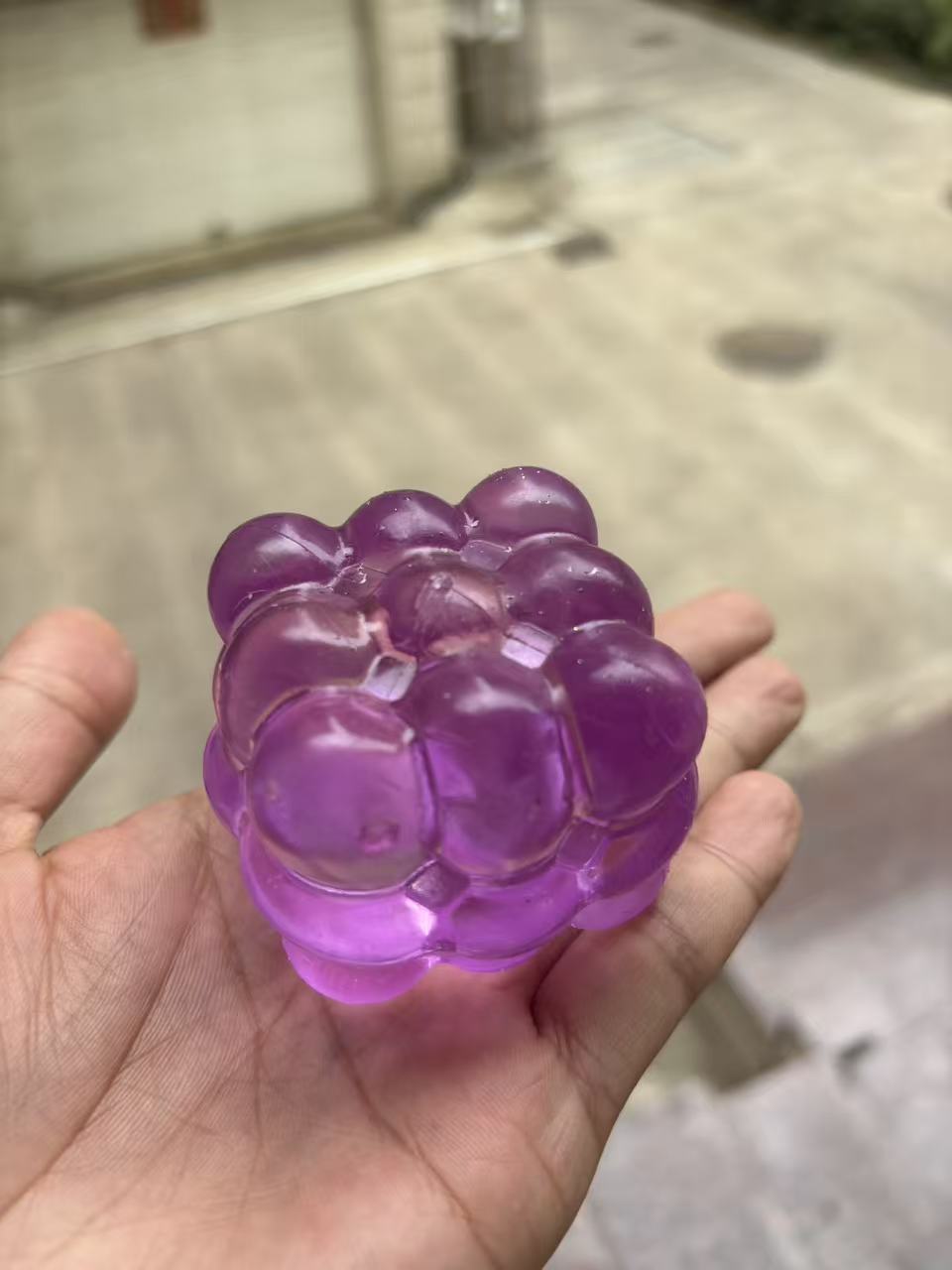 SQ-CUBE-PURPLE Maltose Cube Squishy