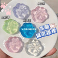 Icy jelly mini squishies – cat paw, ice cube and taiyaki