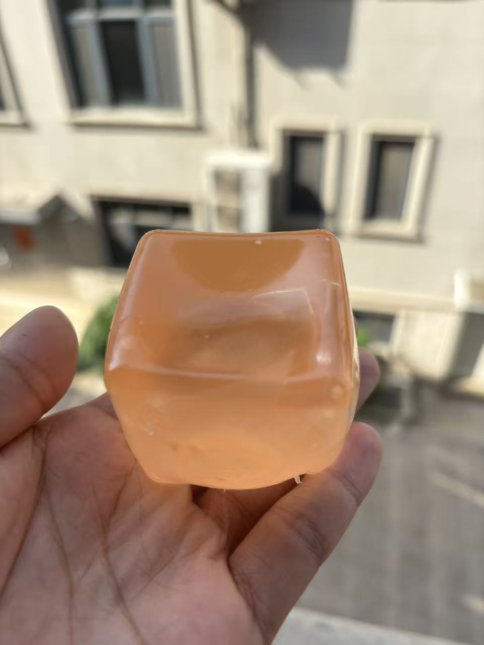 SQ-ICE-ORANGE Ice Block Squishy