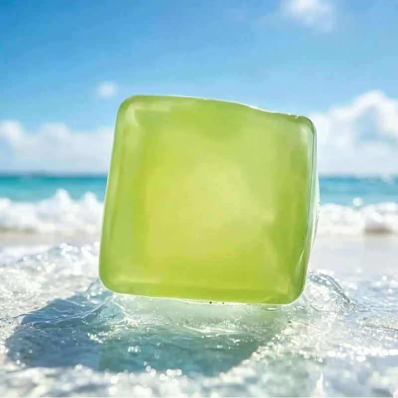 SQ-ICE-GREEN Ice Block Squishy