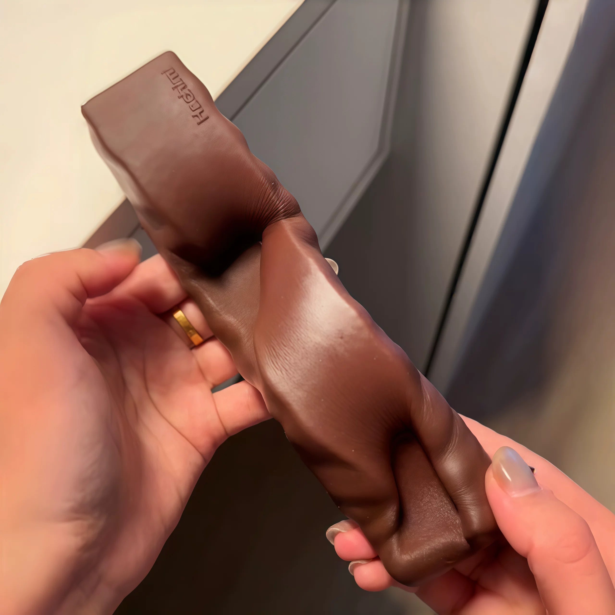 SQ-MILK-CHOCO13 Chocolate Milk Bar 13cm
