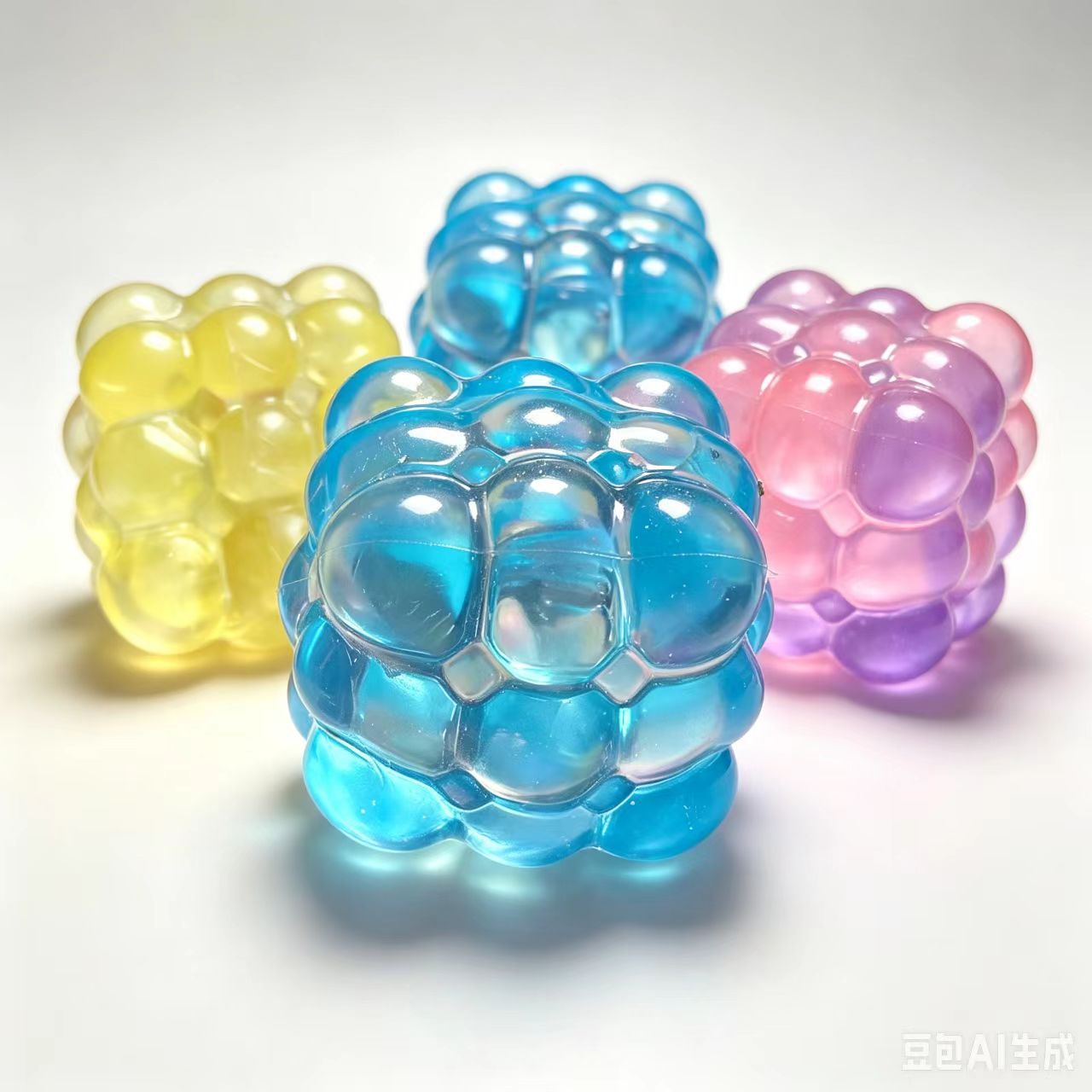 SQ-CUBE-YELLOW Maltose Cube Squishy