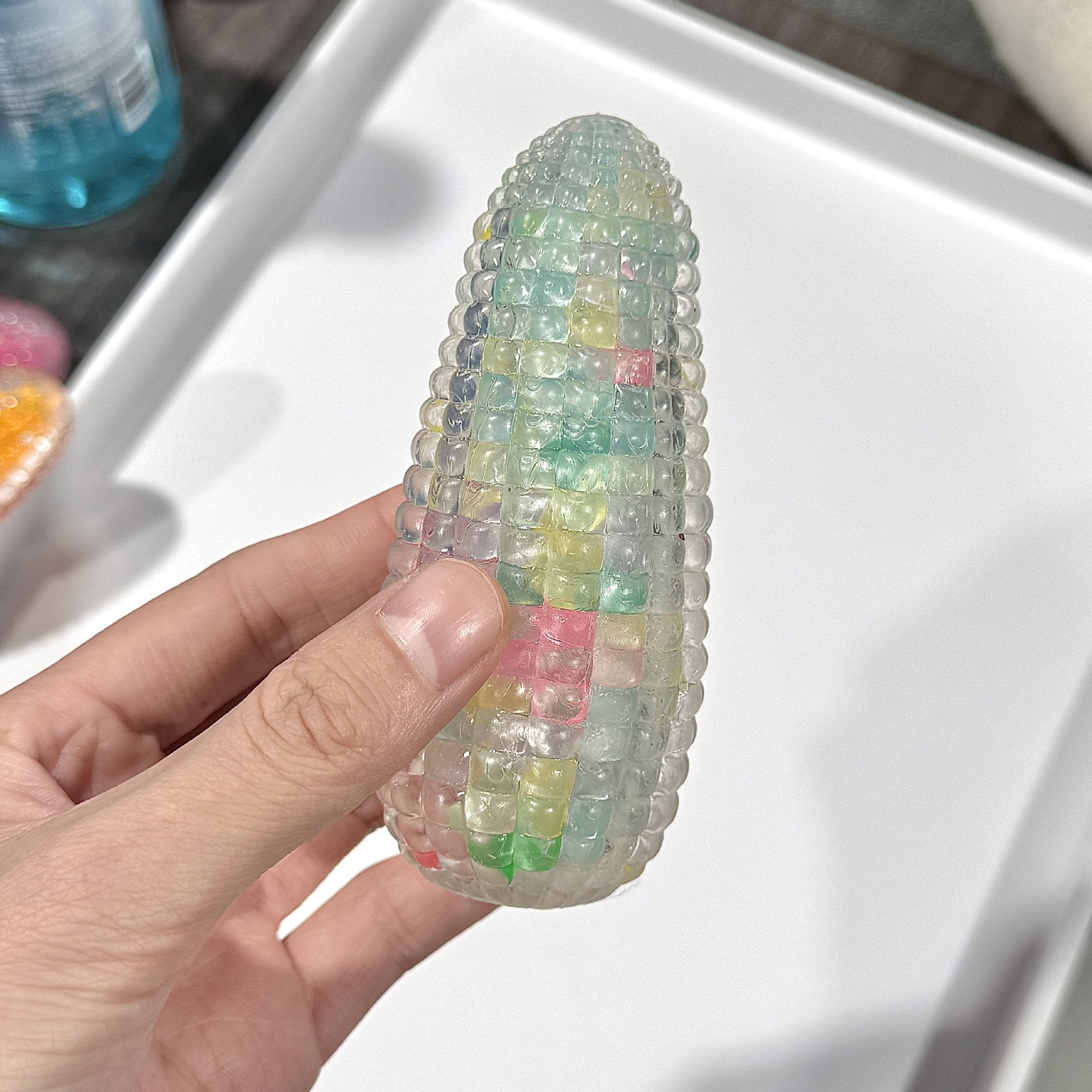SQ-CORN-GLOW Crystal Corn Squishy Glow