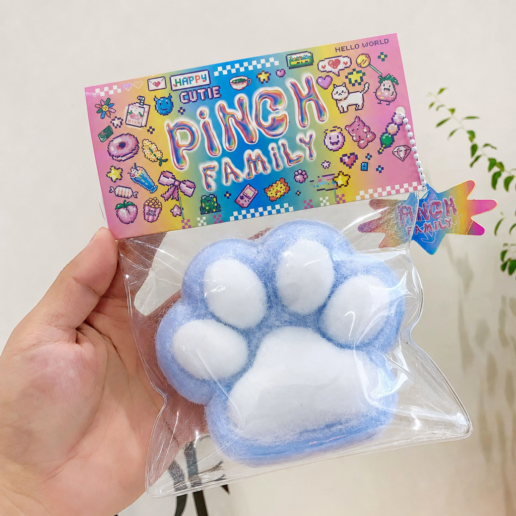 SQ-PAW-JUMBO-BLUE Jumbo Blue Cat Paw